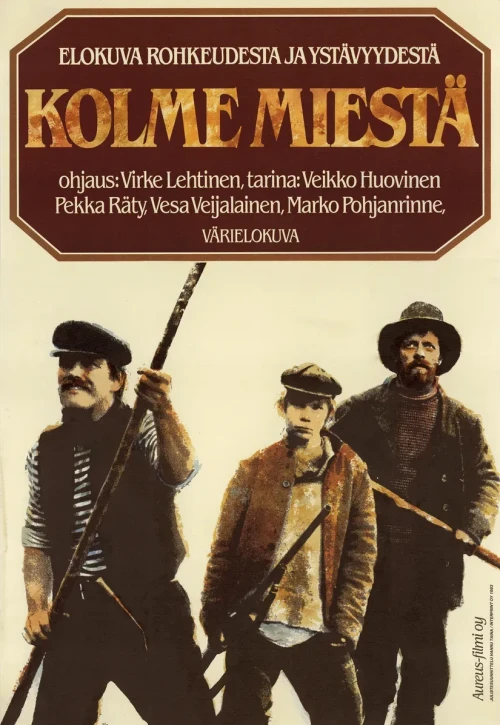 Plakat: Kolme miestä
