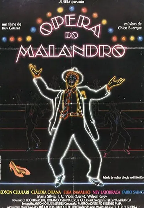 Plakat: Ópera do Malandro