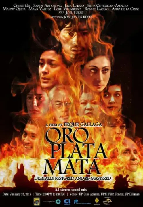 Plakat: Oro, Plata, Mata