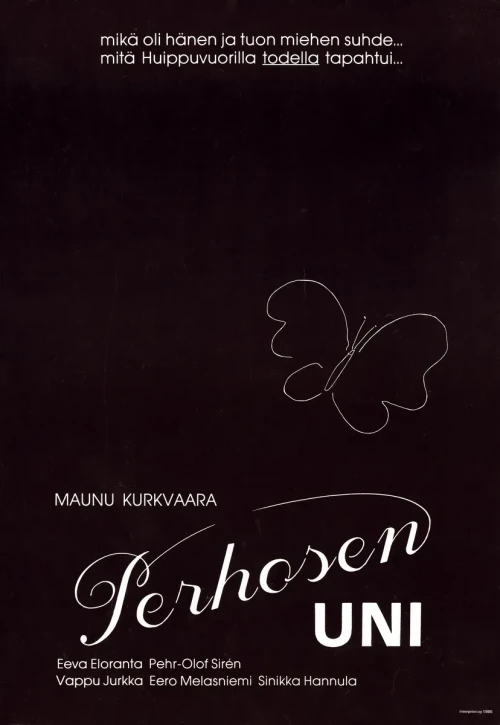 Plakat: Perhosen uni