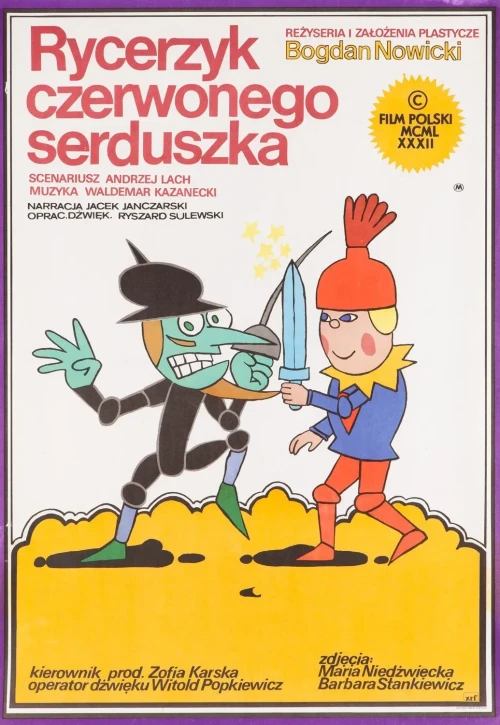 Plakat: Rycerzyk czerwonego serduszka