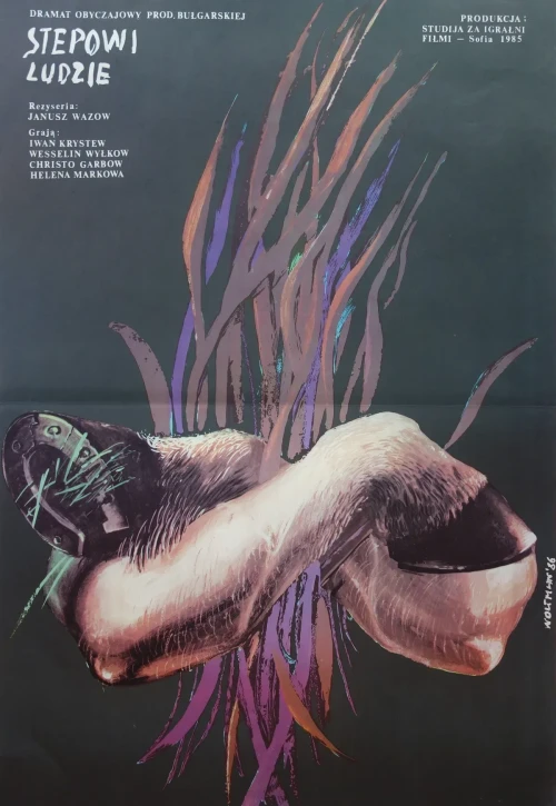 Plakat: Stepowi ludzie