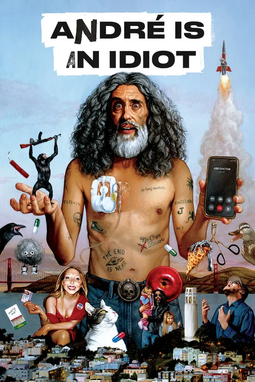 Plakat: André jest idiotą