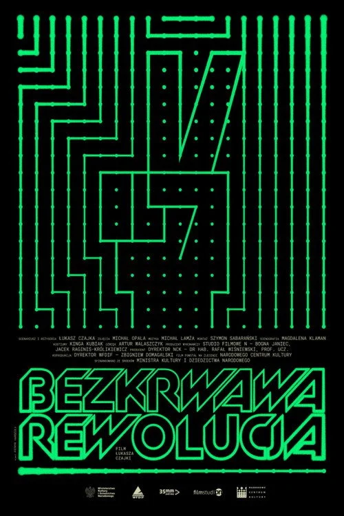 Plakat: Bezkrwawa rewolucja. Krótka historia internetu w Polsce