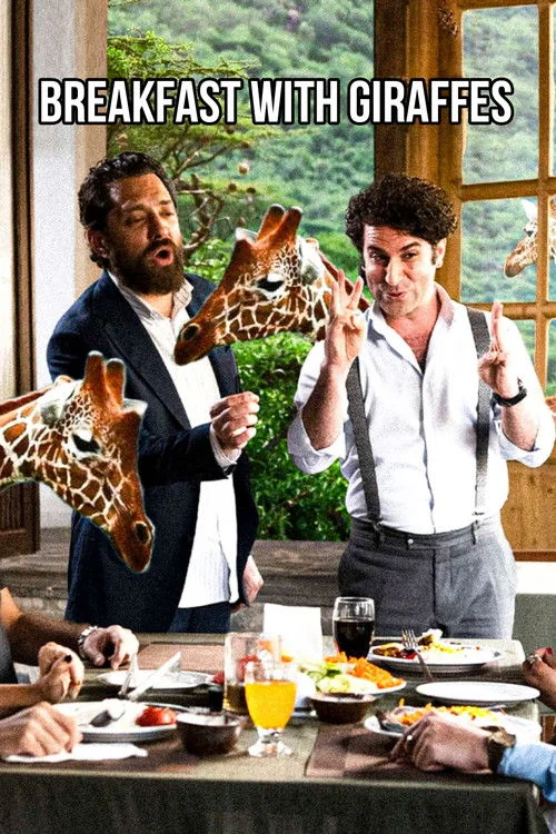 Plakat: Breakfast with Giraffes