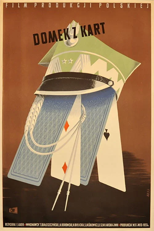 Plakat: Domek z kart