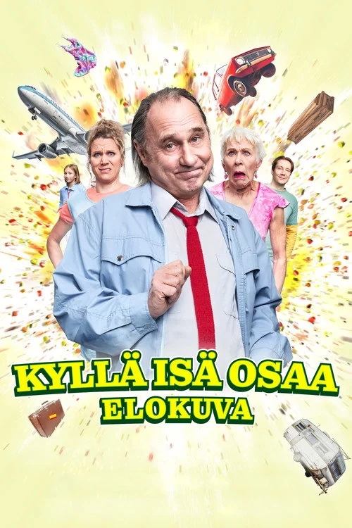Plakat: Kyllä isä osaa -elokuva