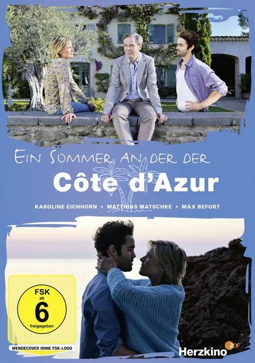 Plakat: Lato na Lazurowym Wybrzeżu