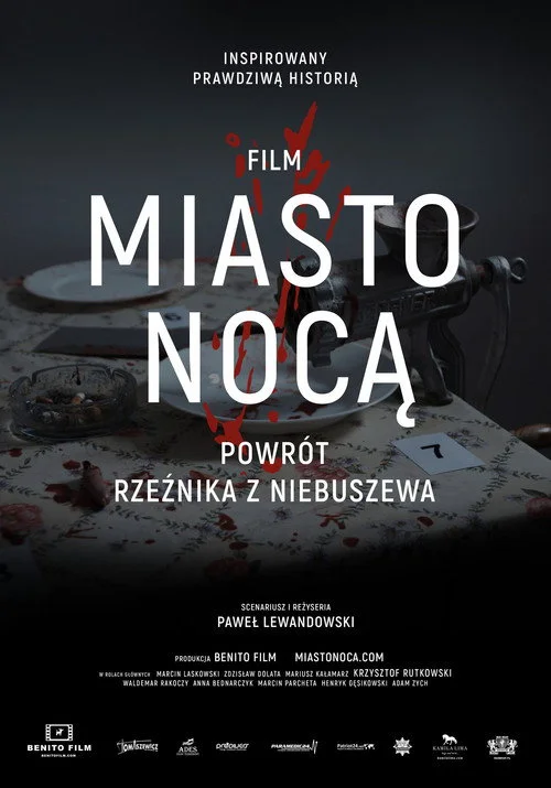 Plakat: Miasto nocą