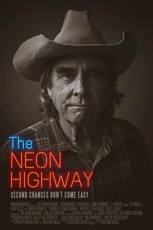 Plakat: Neonowa droga