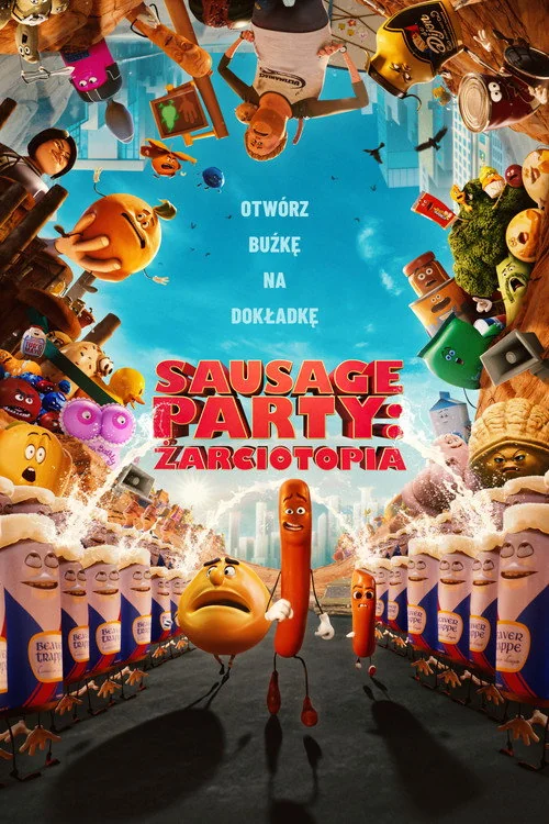 Plakat: Sausage Party: Żarciotopia