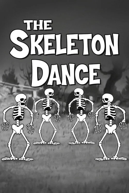 Plakat: Taniec szkieletów