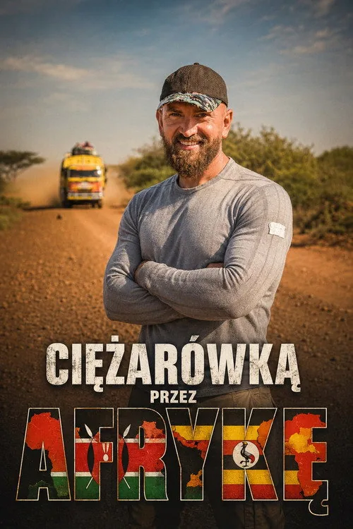 Plakat: Ciężąrówką przez Afrykę