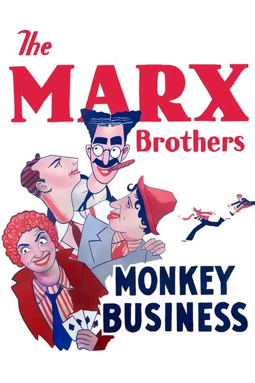 Plakat: Małpi interes