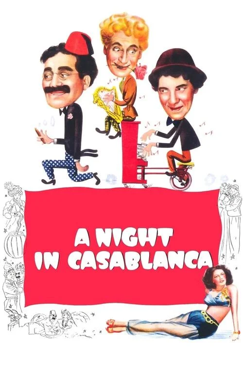Plakat: Noc w Casablance