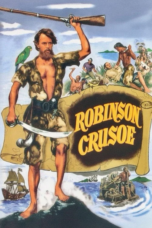 Plakat: Przygody Robinsona Crusoe