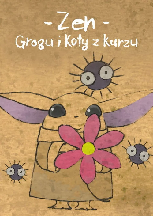 Plakat: Zen – Grogu i koty z kurzu