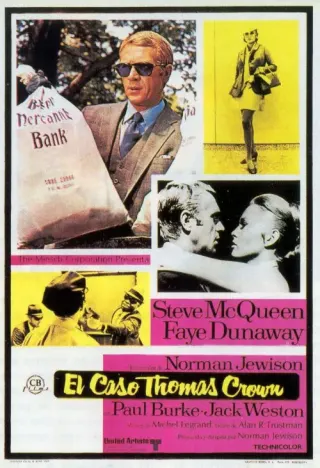 Plakat: Afera Thomasa Crowna