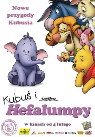 Plakat: Kubuś i Hefalumpy