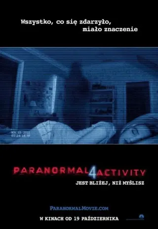 Plakat: Paranormal Activity 4