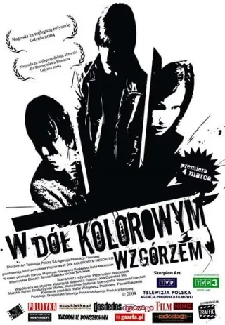 Plakat: W dół kolorowym wzgórzem
