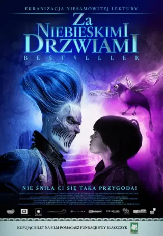 Plakat: Za niebieskimi drzwiami