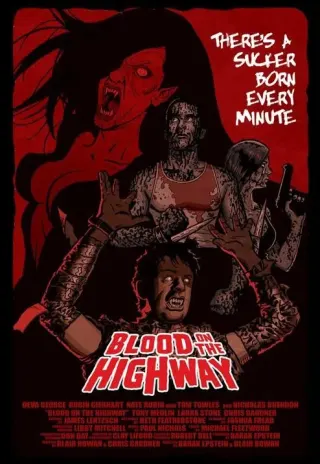 Plakat: Blood on the Highway