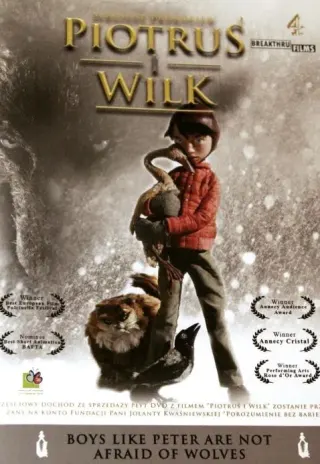 Plakat: Piotruś i wilk