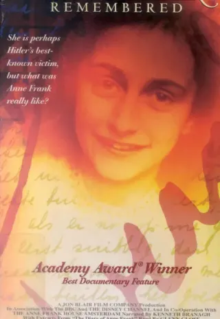 Plakat: Anne Frank Remembered