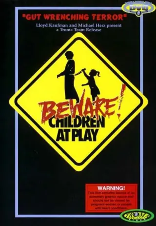 Plakat: Beware: Children at Play