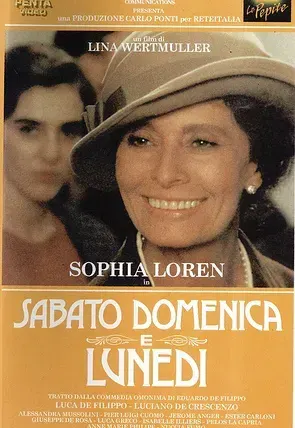 Plakat: Sabato, domenica e lunedì
