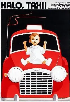 Plakat: Halo, taxi!