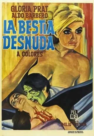 Plakat: La bestia desnuda
