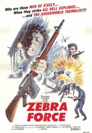 Plakat: Zebra Force