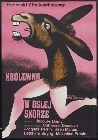 Plakat: Królewna w oślej skórze