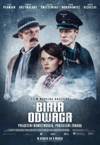 Plakat: Biała odwaga