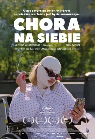 Plakat: Chora na siebie