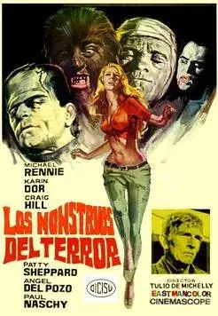 Plakat: Los monstruos del terror