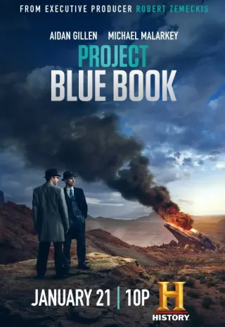 Plakat: Projekt Błękitna Księga
