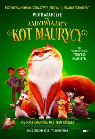 Plakat: Zadziwiający kot Maurycy