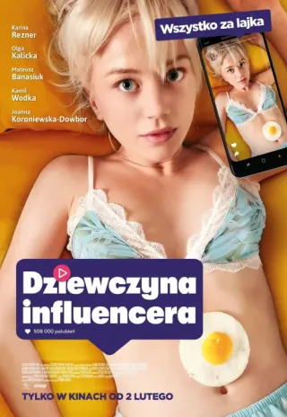 Plakat: Dziewczyna influencera