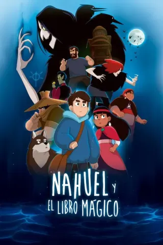 Plakat: Nahuel i magiczna księga