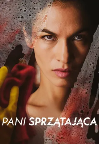Plakat: Pani sprzątająca