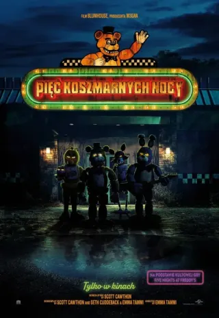 Plakat: Pięć koszmarnych nocy