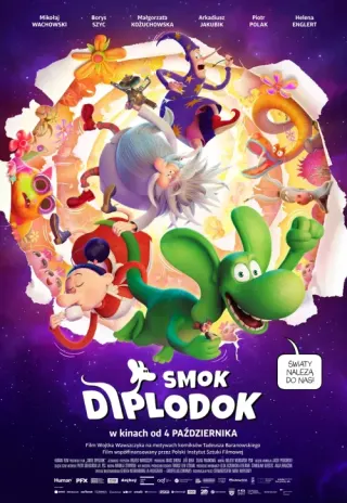 Plakat: Smok Diplodok