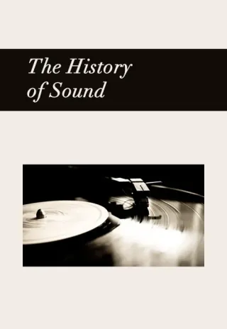 Plakat: The History of Sound