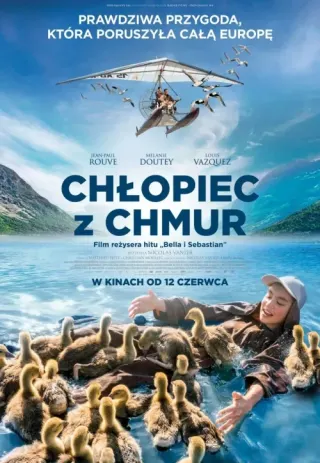 Plakat: Chłopiec z chmur