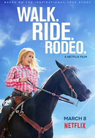 Plakat: Chodzenie, jazda, rodeo