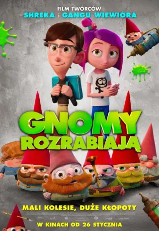 Plakat: Gnomy rozrabiają