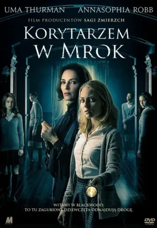 Plakat: Korytarzem w mrok
